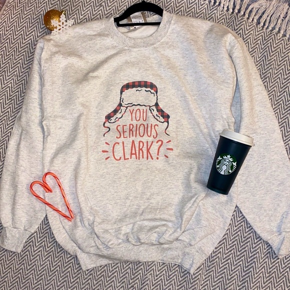 Sweaters - You Serious Clark ? Oversized Holiday Sweater